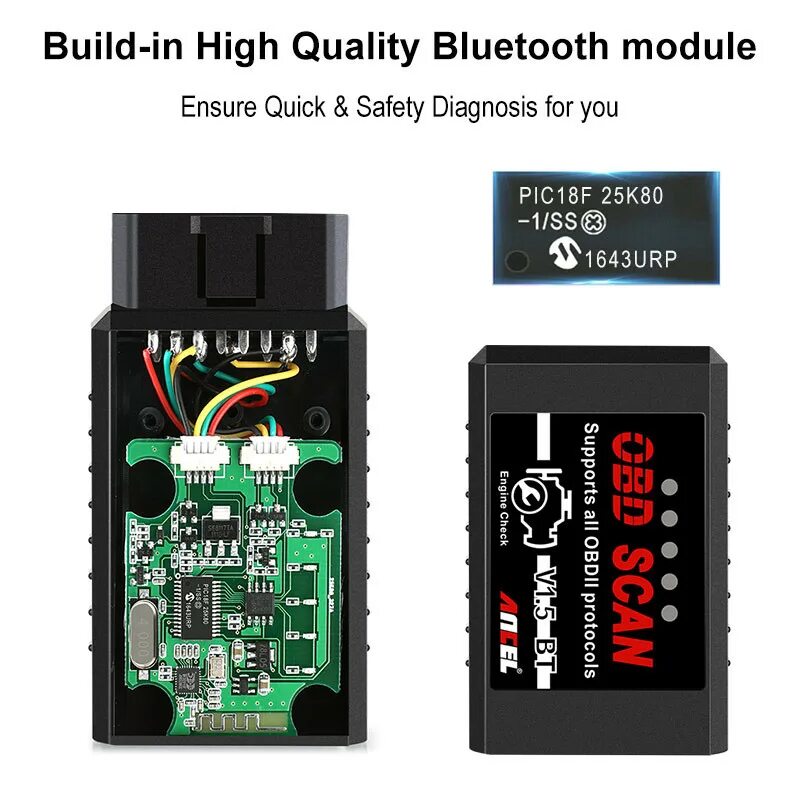 Elm327 bluetooth v 1.5 pic18f25k80. Elm327 v1.5 pic18f25k80. elm327 usb v1.5. elm 327 плата 1.5. автосканер elm327 obd-ii obd2 bluetooth v1.5 mini на микросхеме pic18f25k80.