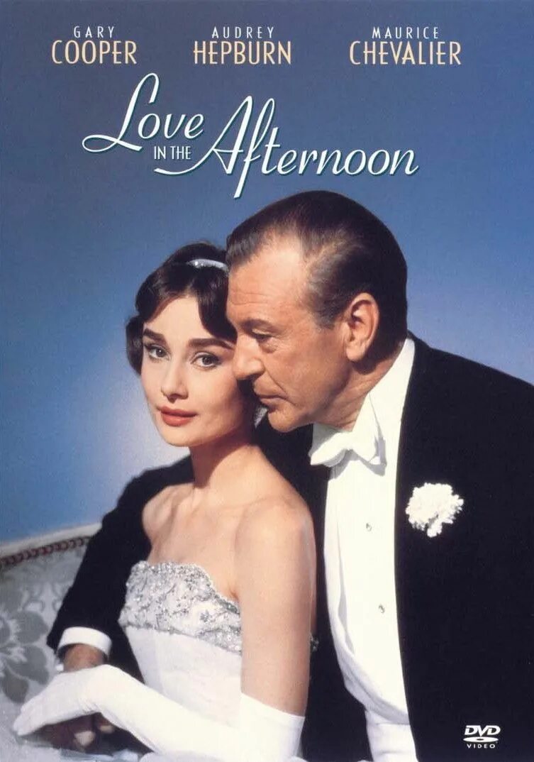 Then in the afternoon. Любовь после полудня 1957. Любовь после полудня фильм. Одри Хепберн любовь после полудня. Гэри Купер и Одри Хепберн.