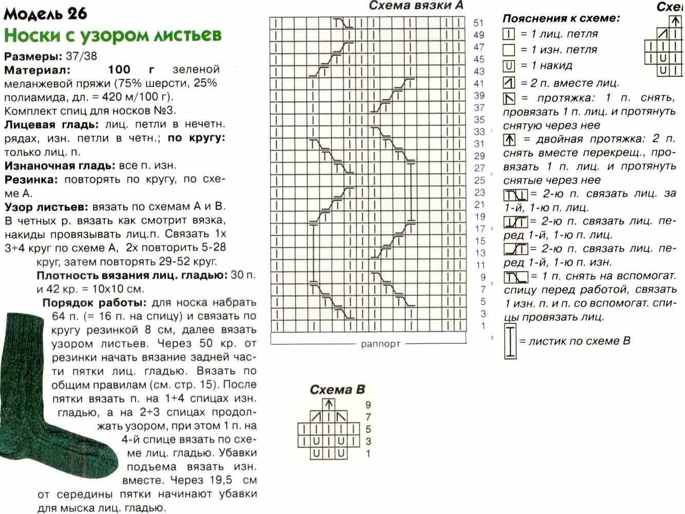 Носки спицами с узором схемы с описанием на2спицах. Узор листики для носков спицами схема и описание. Узоры для носков на 5 спицах схемы с описанием. Узоры спицами для носков с описанием и схемами на 5 спицах.