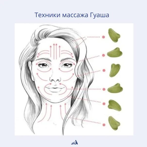 Маска гуаша. Схема массажа гуаша для лица скребком. массажные линии лица для гуаша. массаж лица гуаша схема. массаж гуаша линии.