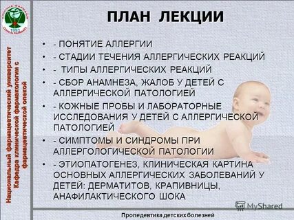 Тема аллергия