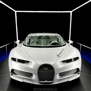 Белый bugatti