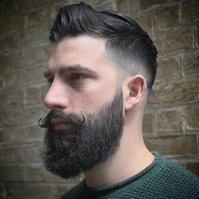 He has a beard