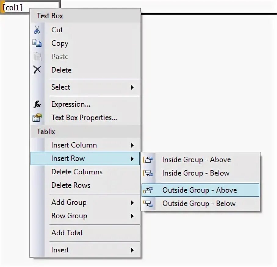 Select expression. Select expression