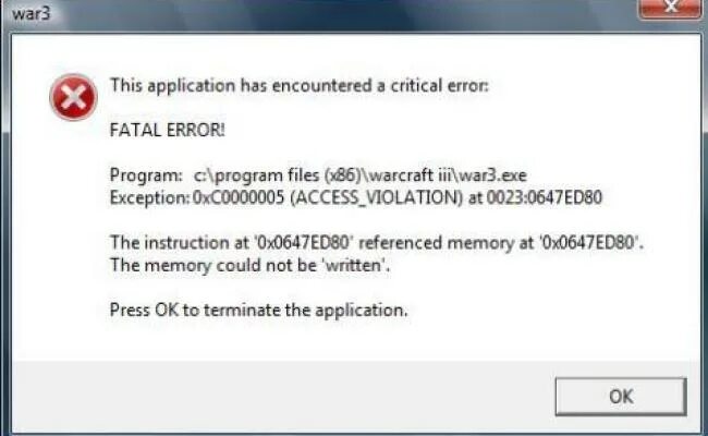 Fatal error close. Fatal Error. Фатальная ошибка игры. Fatal Error что это и как исправить. This application has encountered a critical Error Fatal Error Warcraft.