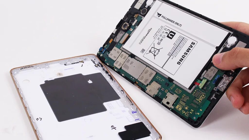 Галакси таб как снять крышку Как заменить аккумулятор Samsung Galaxy Tab S2 9.7 серий