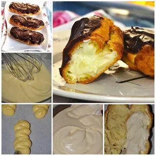 Домашние эклеры рецепт приготовления