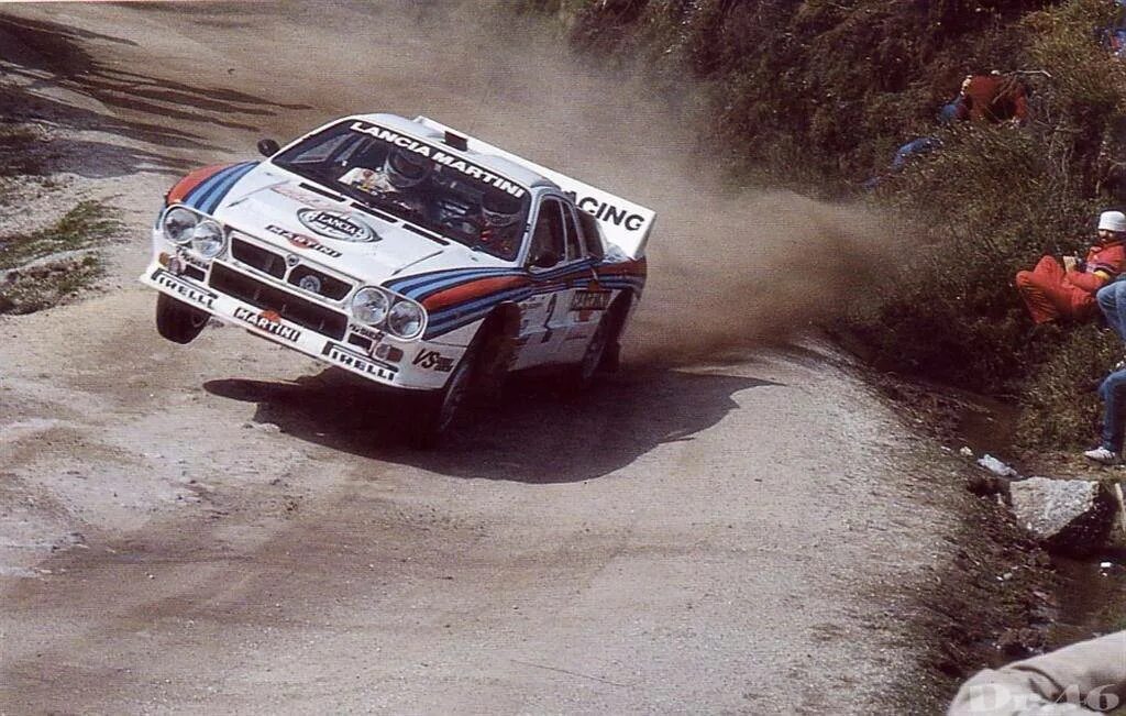 Walter Rohrl Rally. Lancia 037 Group b. Lancia Walter Rohrl. Lancia Rally Jump.