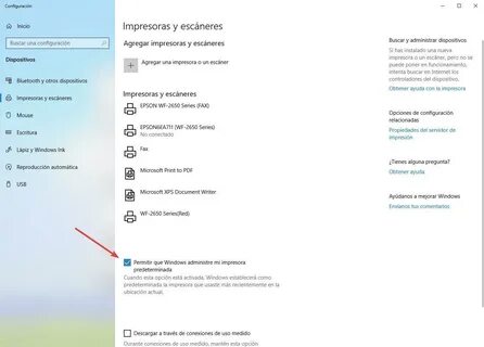 Windows принтер по умолчанию