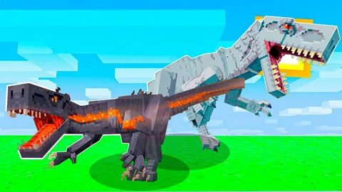 Jurassic world майнкрафт