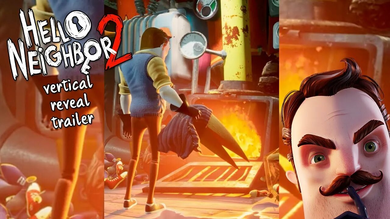 Привет сосед хайден сик. Привет сосед 2 трейлер. Hello Neighbor 2 трейлер. Hello neighbour 2 на Нинтендо. ИИ соседа hello Neighbor.