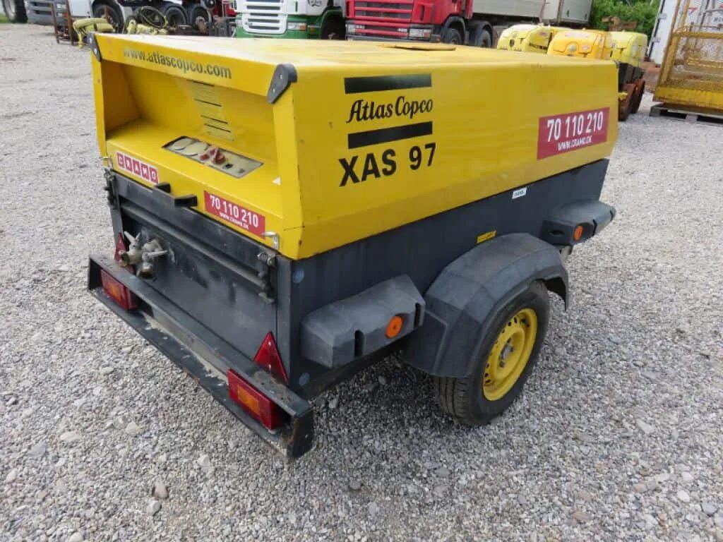 Компрессор atlas copco xas 97. Компрессор атлас копко хас 97. дизельный компрессор атлас копко хас 97. передвижной дизельный компрессор atlas copco xas 97. atlas компрессор xas 97.