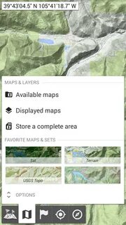 Alpinequest карты