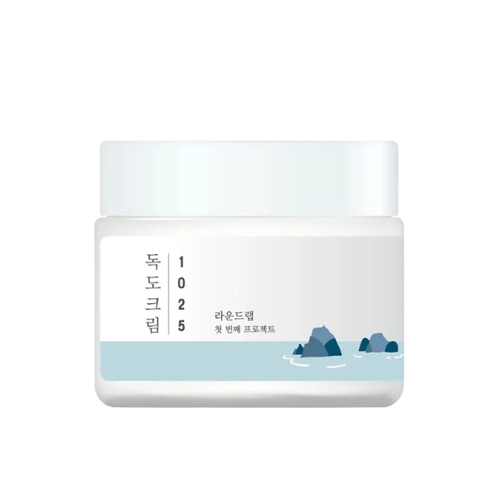 Roundlab. Round Lab 1025 Dokdo Cream 80ml. Увлажняющий крем Round Lab 1025. Увлажняющий крем с морской водой Round Lab 1025 Dokdo Cream. Увлажняющий крем с церамидами и морской водой Round Lab 1025 Dokdo Cream, 80 мл.