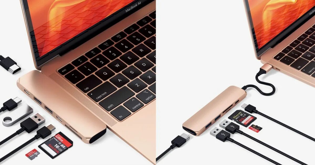 Usb type c mac. Macbook air satechi. satechi usb-c. usb hub для macbook. переходник usb для macbook air.