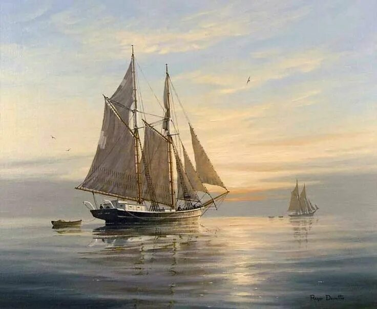 Парусник масло. Английский художник roger desoutter корабли. художник-маринист сергей шикин. парусники художника-мариниста charles vickery. эдвард моран художник маринист.