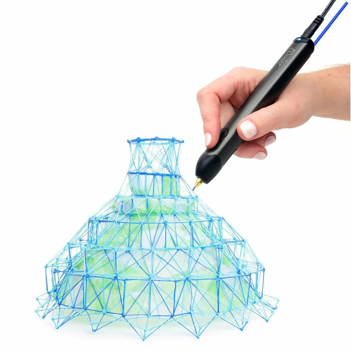 3d-ручка 3doodler. Рисование 3д ручкой. Рисунки 3д ручкой. Фигуры 3д ручкой.