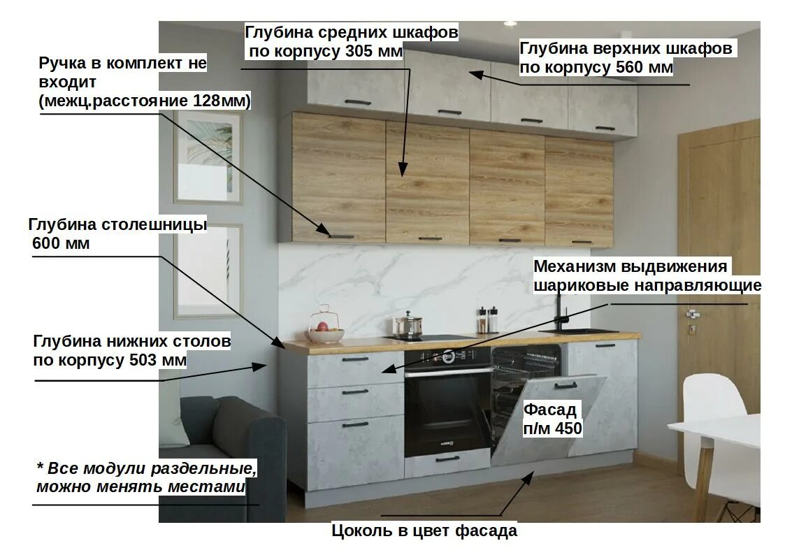 Глубина нижних шкафов кухни. Кухня два уровня какая глубина Нижнего. Кухонный гарнитур с антресолью Размеры.