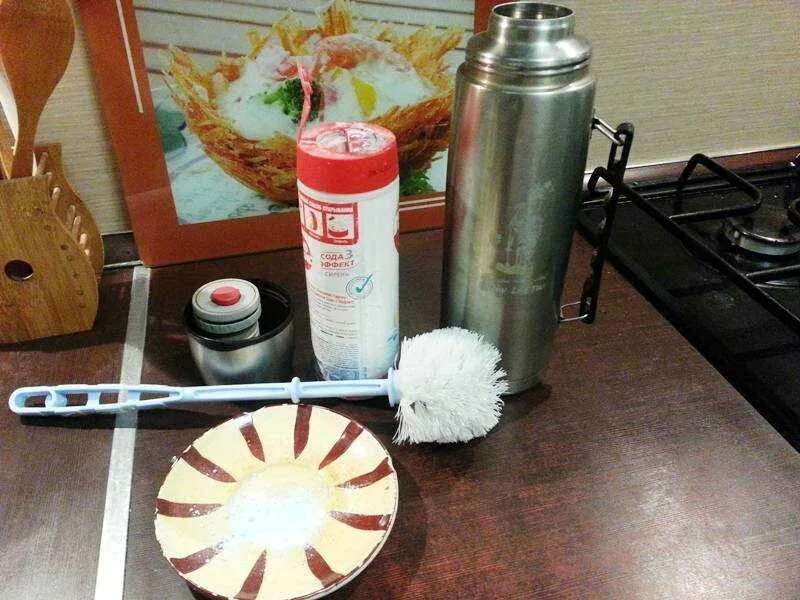 термос от чая внутри. как очистить от налета термос нержавейка. отмыть термос. термос амвей. очистить термос из нержавейки внутри.