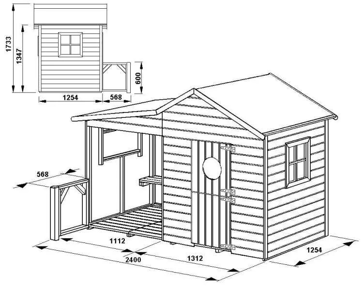 Dětský venkovní domeček-ZO - www.mbytshop.cz Lowes storage sheds, Shed homes, Hi