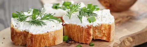 Хлеб с творожным сыром