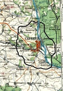 Сарапул на карте