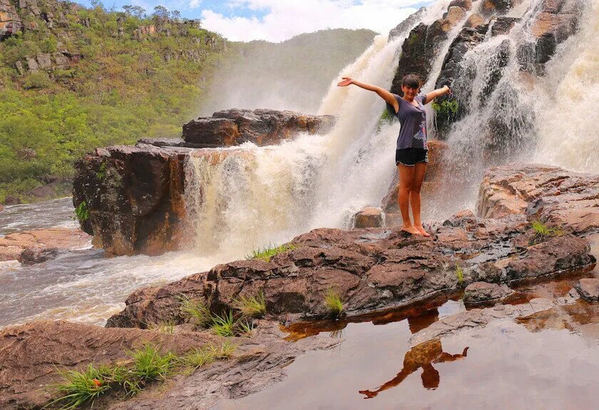 Go off the beaten. Водопад Марчисон. Chapada Imperial Бразилиа.