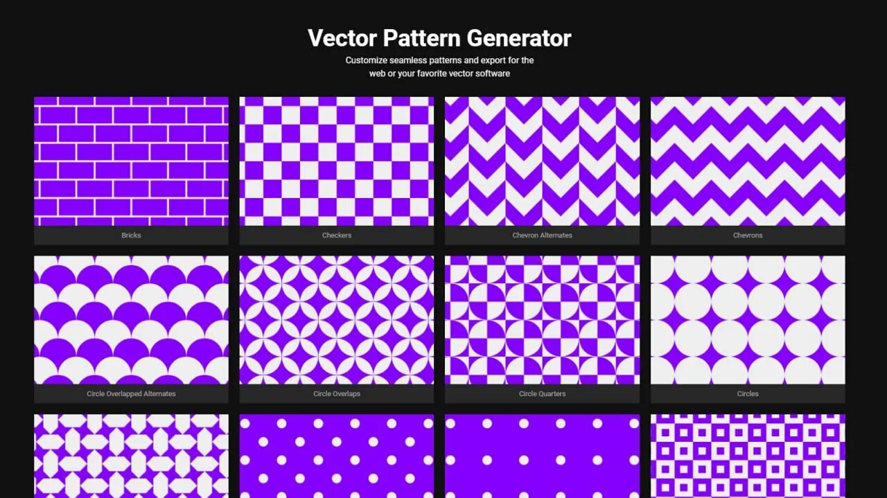 Pattern generator. Pattern generator