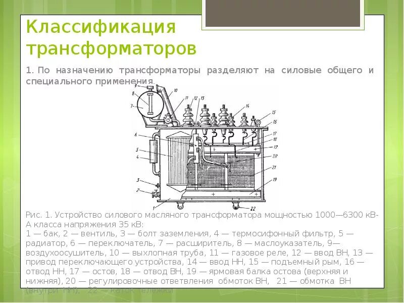 Назначение устройство и применение трансформаторов. Назначение устройство и применение трансформаторов