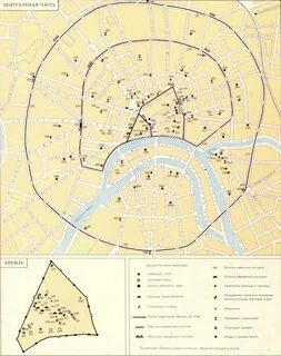 Центральная карта москвы