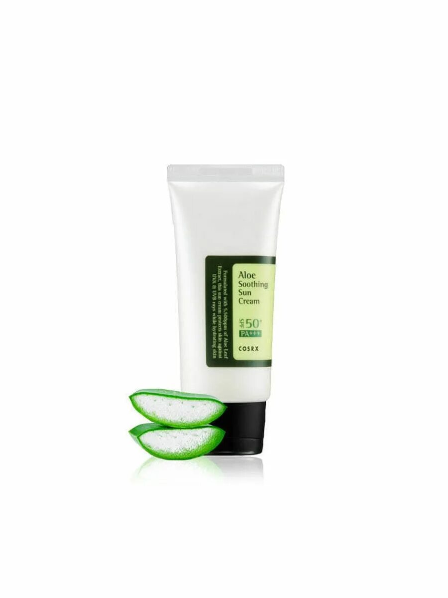 Cosrx aloe soothing sun. Крем SPF 50 Aloe Soothing Sun Cream. COSRX Aloe Soothing Sun Cream spf50+ pa+++ (50ml). COSRX крем для лица солнцезащитный с алоэ Aloe Soothing Sun Cream spf50 pa.