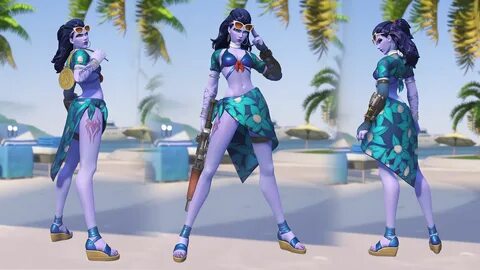 Widowmaker summer skin art