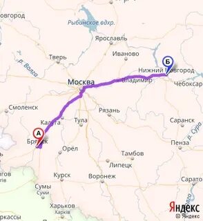 Тамбов нижний новгород расстояние