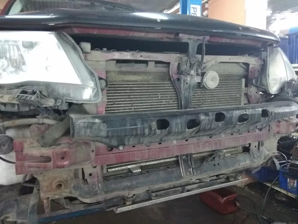 Замена радиатора - Subaru Forester (SG), 2 л, 2003 года своими руками DRIVE2