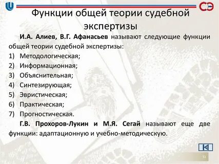 Основные понятия судебной экспертизы