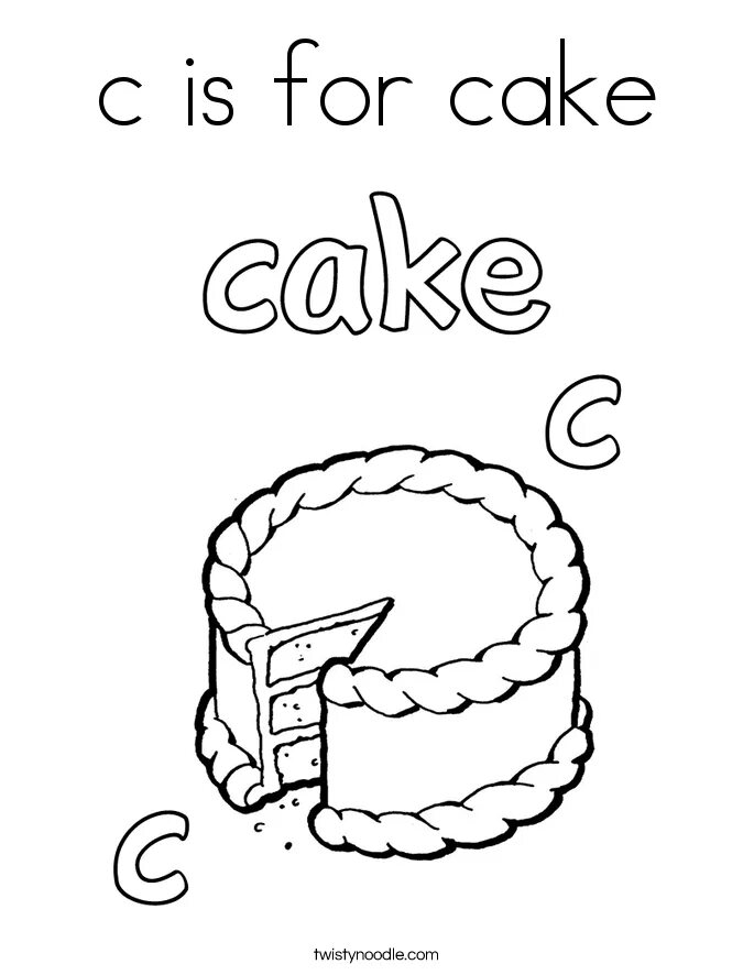 Английские слова cake. Cake раскраска. C is for Cake раскраски. Cake for Kids раскраска. Раскраска Cake по английски.