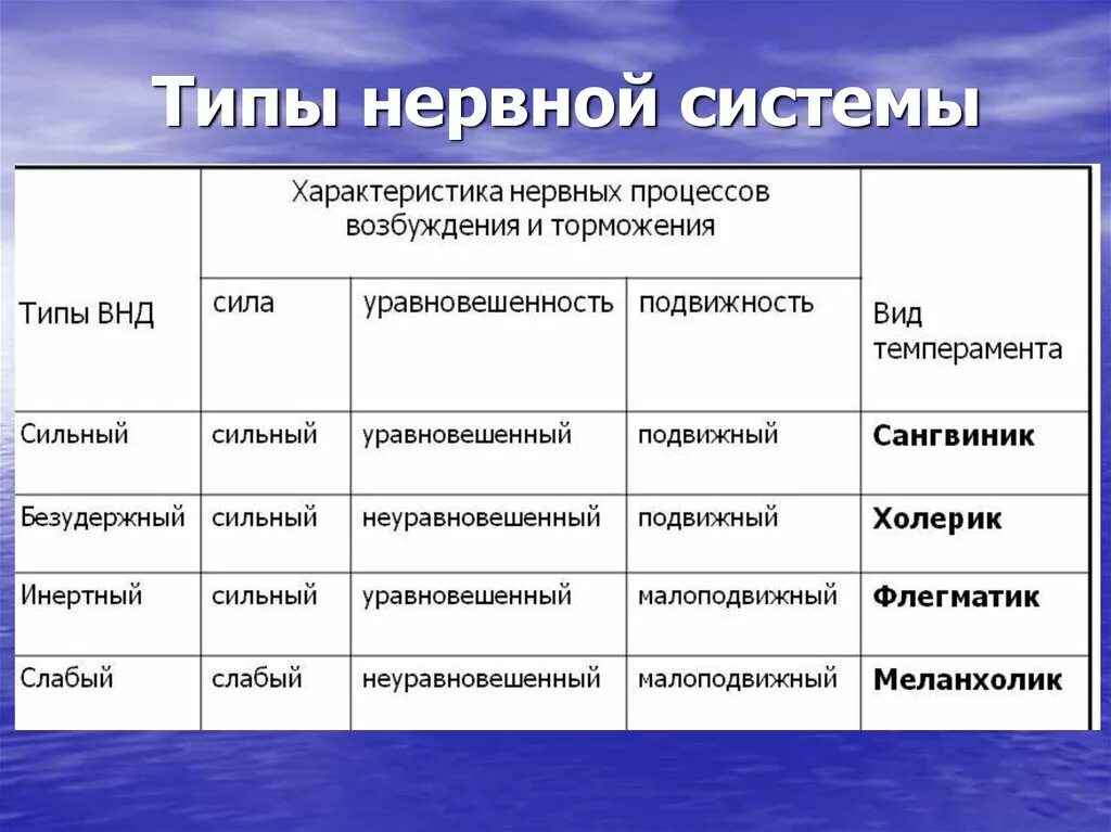 Типы нервной системы человека психология. Свойства нервной системы таблица. Типы неввнойсистемы. Типы нервной системы таблица. Функции высшей нервной системы