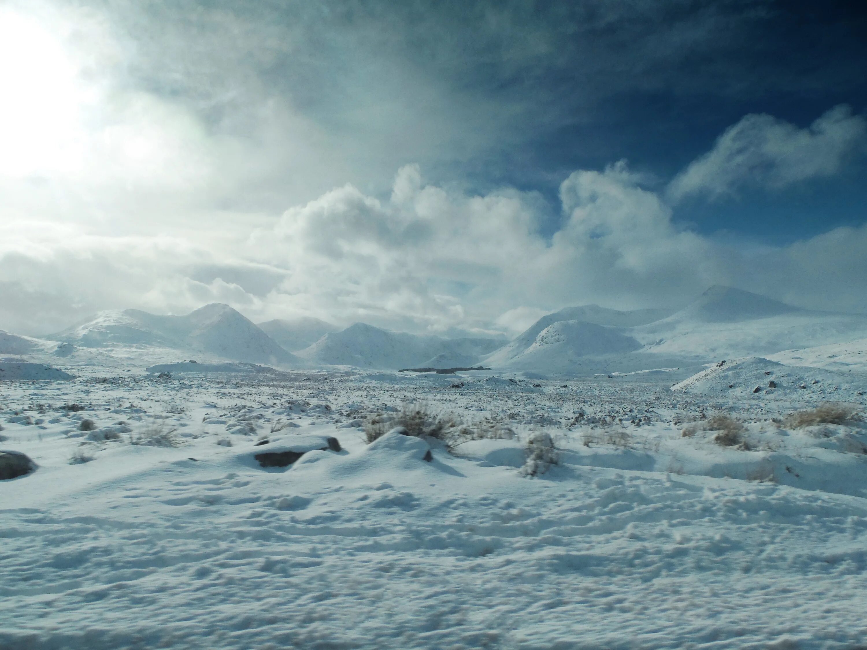 Look at those clouds it snow