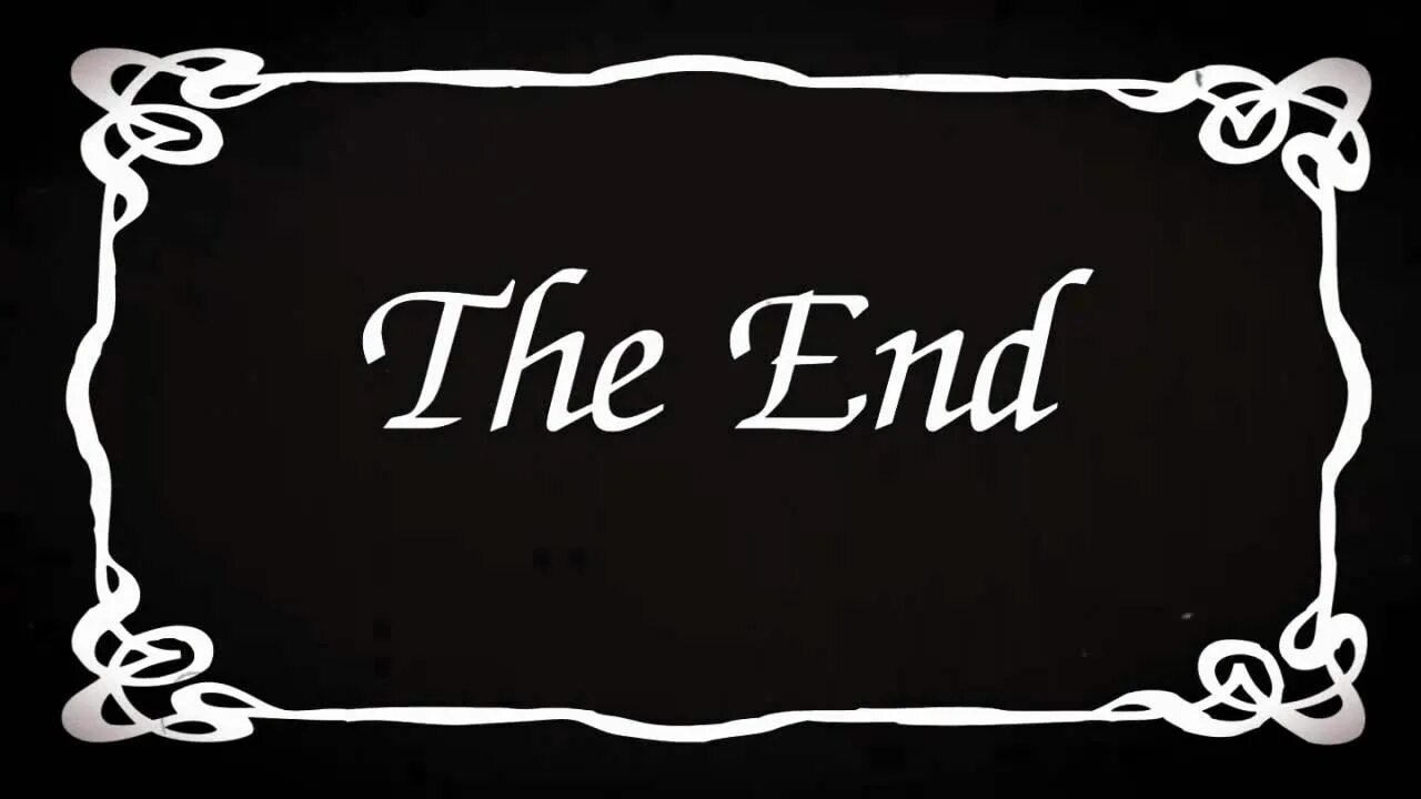 Negative end. The end титры.