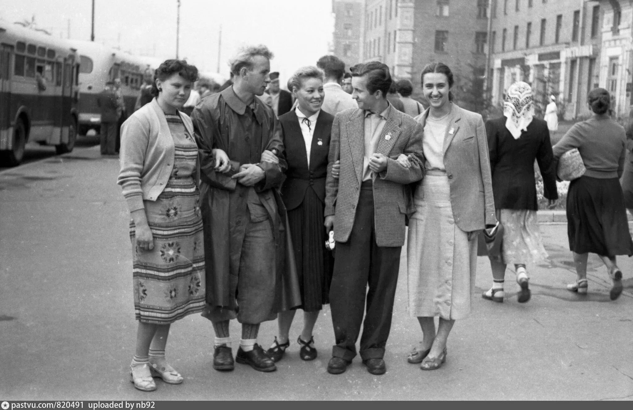 СССР 1957. Москва 1957. Фото жителей Москвы 1957 года. Фотографии фестиваля молодежи 1957г.