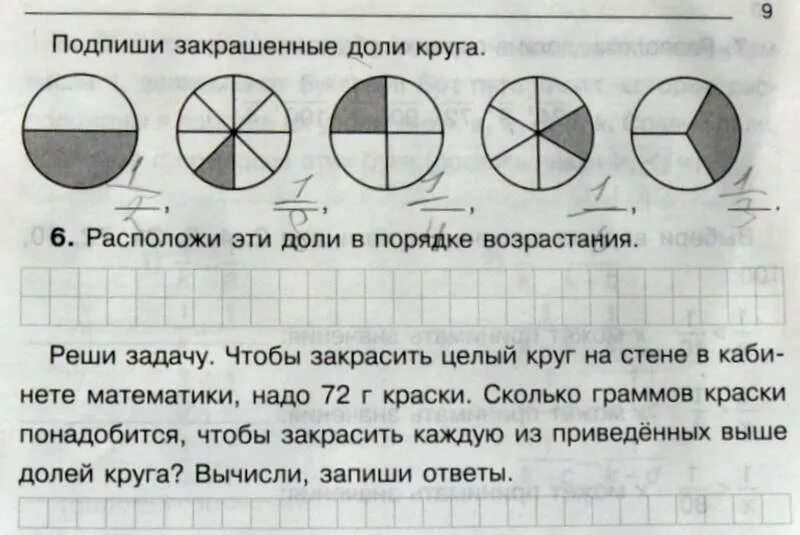 В каком порядке записаны доли. Доли в 3 классе по математике школа России. Математика доли 3 класс школа России задания. Задания по математике 3 класс доли и дроби.