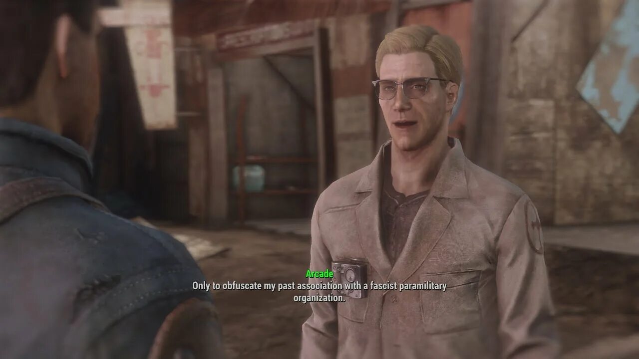 Fallout 4 companions mods. Аркейд гэннон. аркейд геннон в fallout new vegas. аркейд геннон в fallout new vegas арт. аркейд геннон концовки.