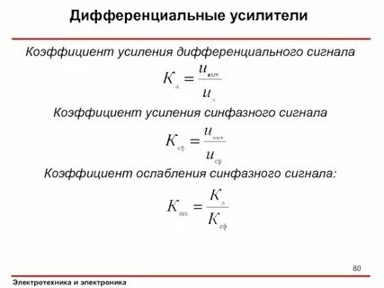 Коэффициент усиления что это