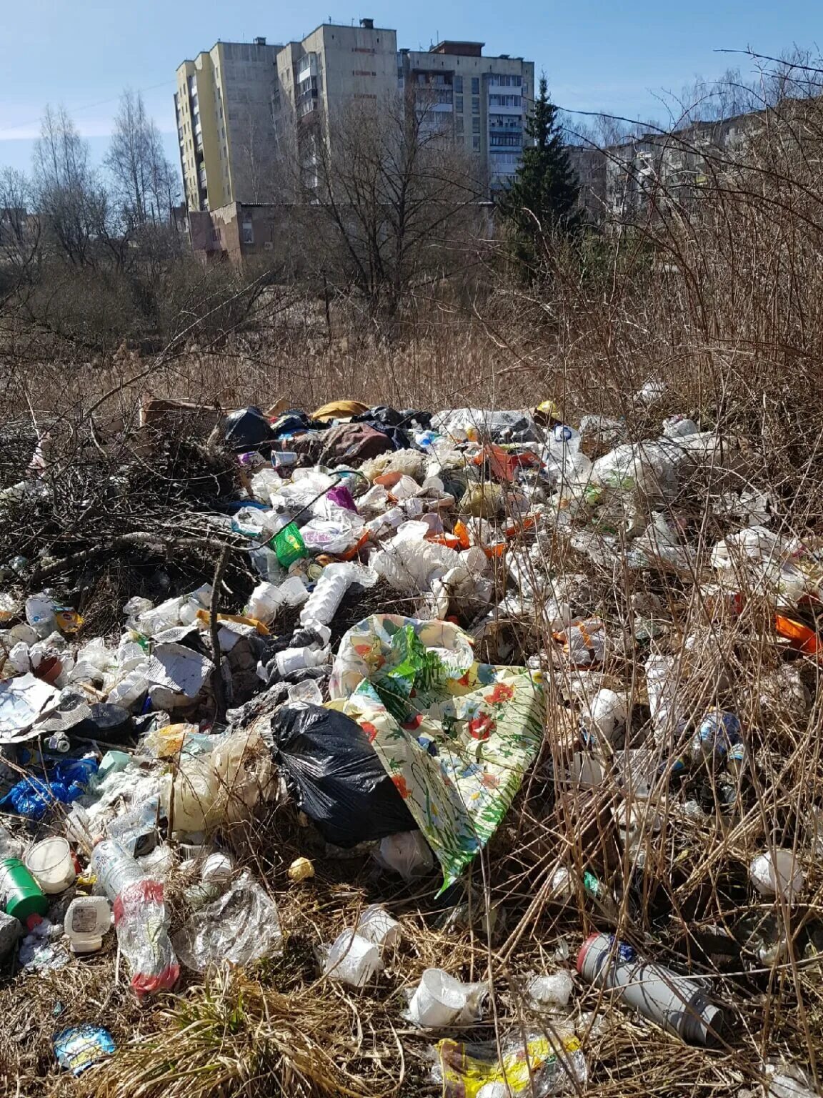 Несанкционированная свалка в городе