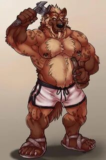 Furry bear