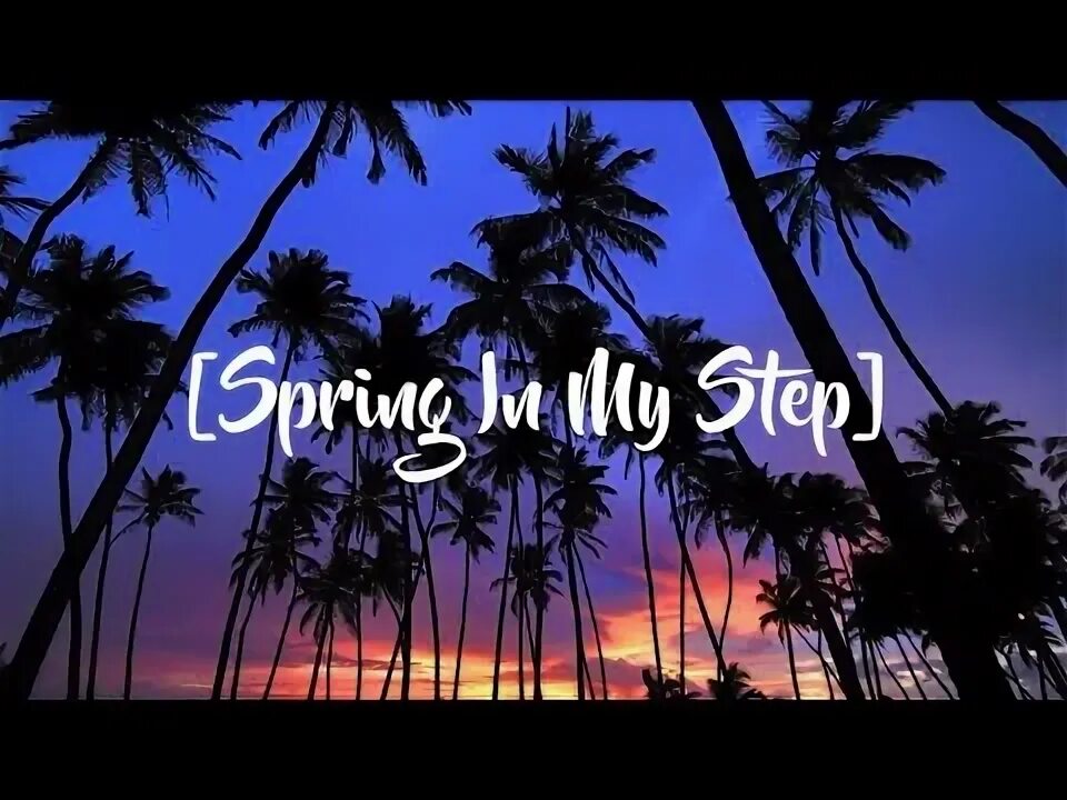 Spring in my step silent. Spring in my step silent