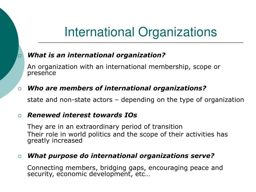 International function. International organization. international organisations. world international organizations. law of international organizations.