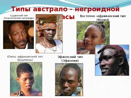 Какие страны относятся к негроидной