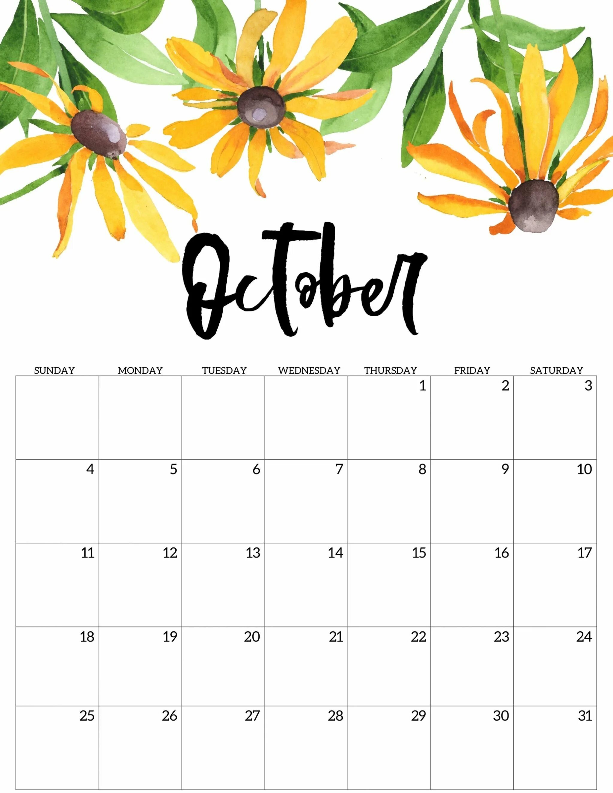 Print calendar