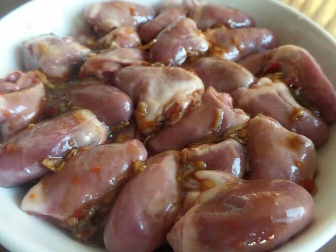 вкусно приготовить желудки утиные